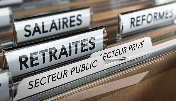 Retraites du secteur public et privé