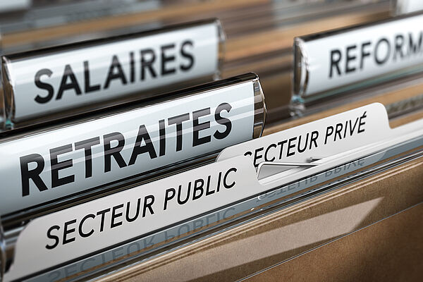 Retraites du secteur public et privé