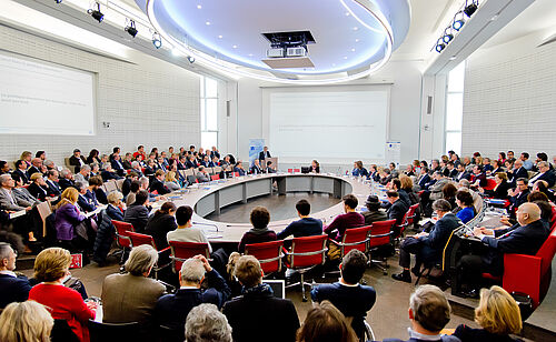 Conference Inaugurale de la Paris-Dauphine House of Finance avec Francois Villeroy de Galhau - 14/03/2015