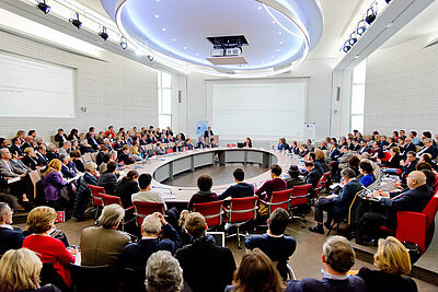 Conference Inaugurale de la Paris-Dauphine House of Finance avec Francois Villeroy de Galhau - 14/03/2015