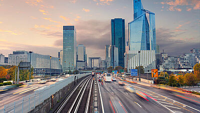 La Défense, quartier d'affaires à Paris, campus de Dauphine Executive Education