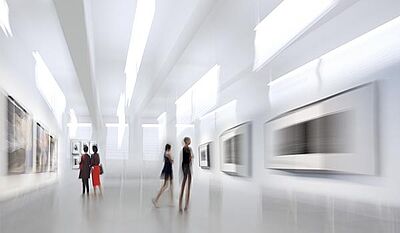 Photo d'une galerie d'art représentant le vernissage de l'Executive Master Gestion de patrimoine artistique privé en formation continue, Dauphine Executive Education