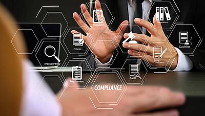 Colloque Quels juges pour la compliance ? organisé par le Centre de Recherche en Droit de l'Université Paris Dauphine-PSL et le Journal of Regulation & Compliance Classeur étiqueté "régulation", lunettes, calculatrice, représentant le Colloque Quels juges pour la compliance ? organisé par le Centre de Recherche en Droit de l'Université Paris Dauphine-PSL et le Journal of Regulation & Compliance